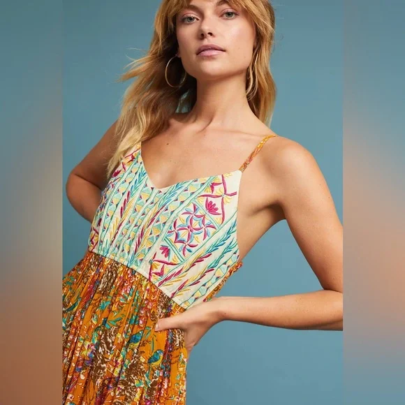 NWOT Raga Anthropologie Parkland Maxi Dress Sz Small - Picture 2 of 7